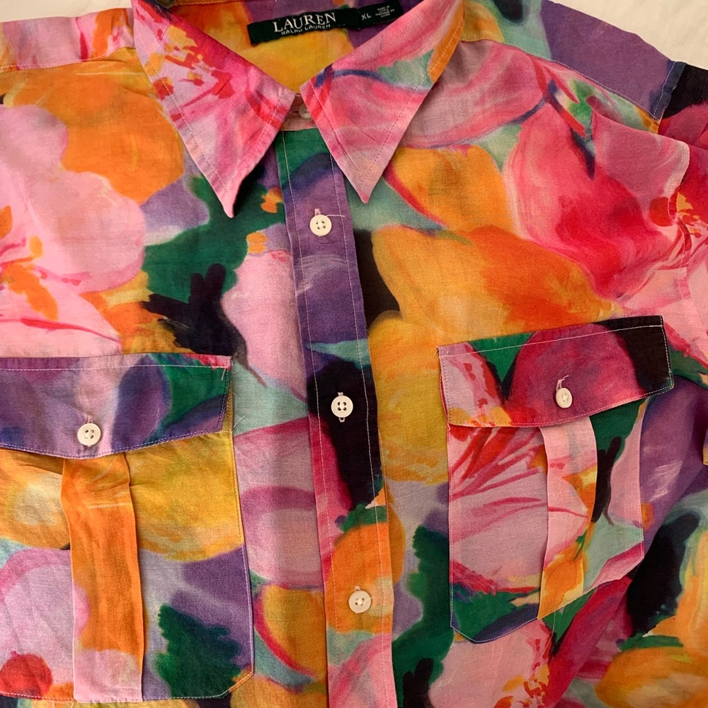 Ralph Lauren size XL light cotton blouse